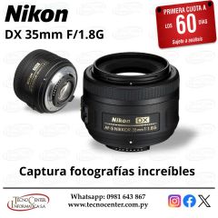 Lente Nikon DX 35mm. F/1.8G